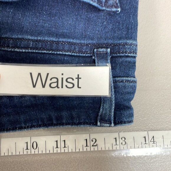 Paige Hoxton Ankle Jeans Skinny Blue Faded Denim Size 26 - Picture 11 of 13